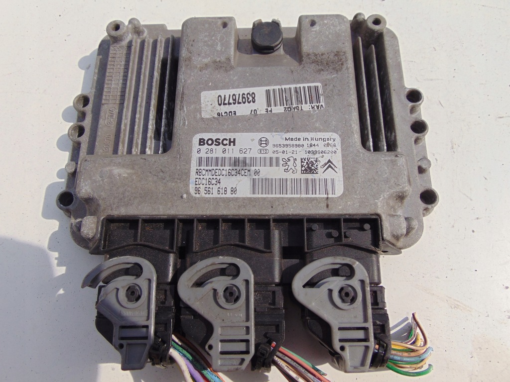 фото №1, Бортовой компьютер двигателя peugeot citroen 1.6 hdi