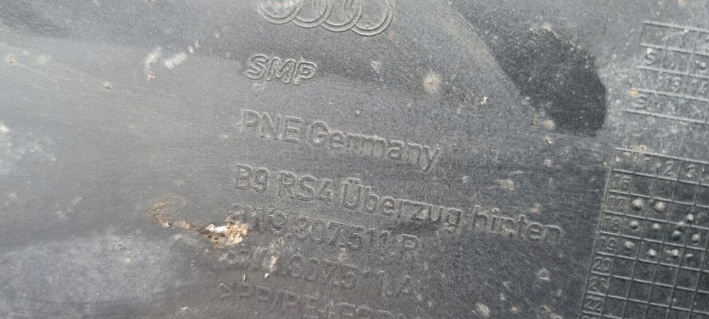 фото №16, Audi rs4 b9 8w9 kombi 2017- бампер задний задняя 8w9807511r