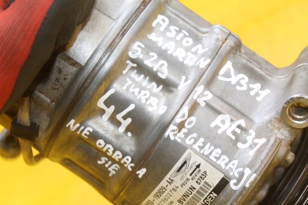 фото №11, Компресор кондиціонера aston martin 5.2 b v12 tvin turbo hy53-19d629-aa