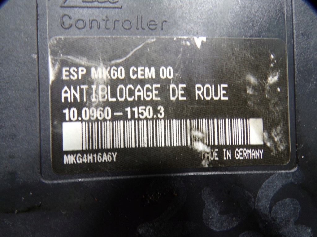 фото №8, Peugeot 206 sw 1.6 hdi насос abs тормозная 10096011503 9655960880