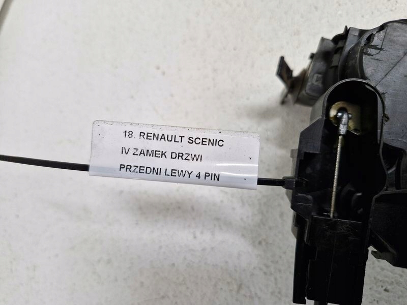 фото №7, Renault scenic iv 4 замок двері лівий перед передній 4 pin eu 805039092r