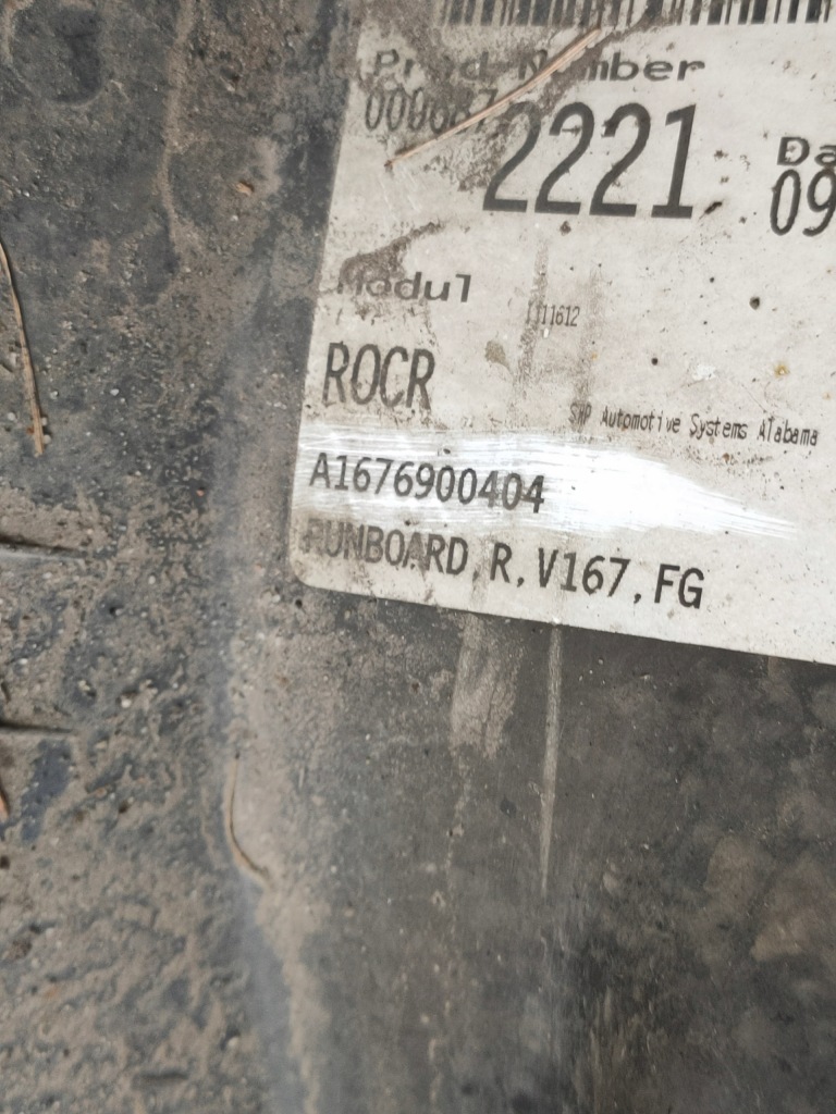 фото №8, Mercedes gle w167 167 amg молдинг поріг права підніжка накладка a1676900404