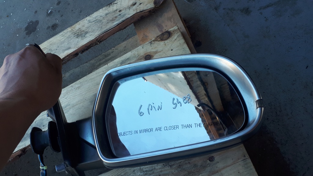 фото №5, S4 b8 зеркало правое правый перед хром 6pin eu