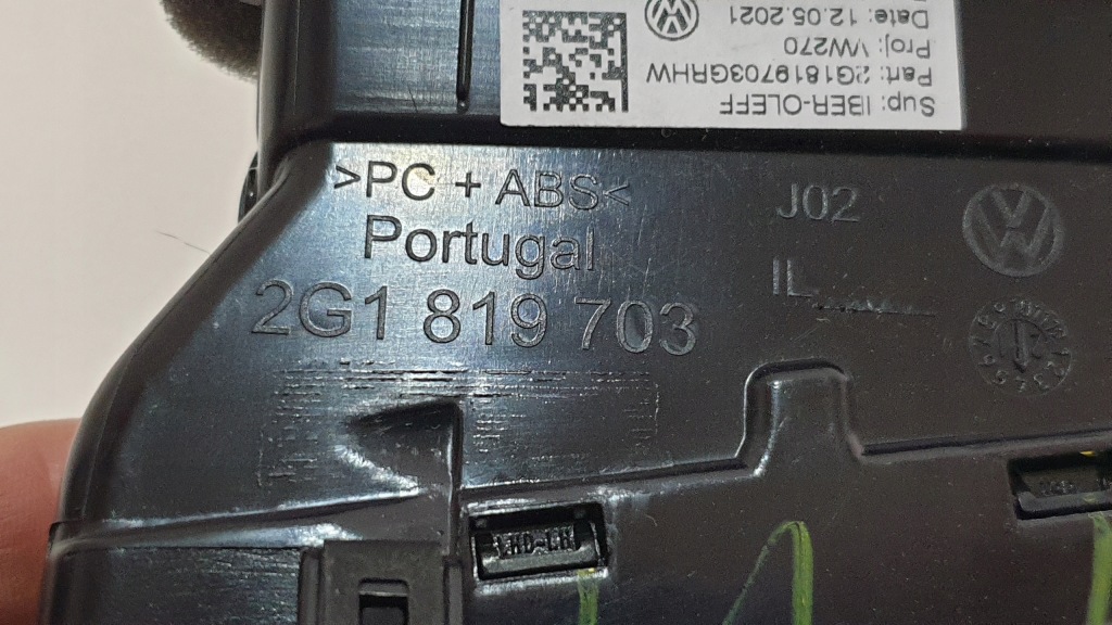 фото №9, Рамка спидометра решётка обдув vw polo vi 2g1819703 oryg new