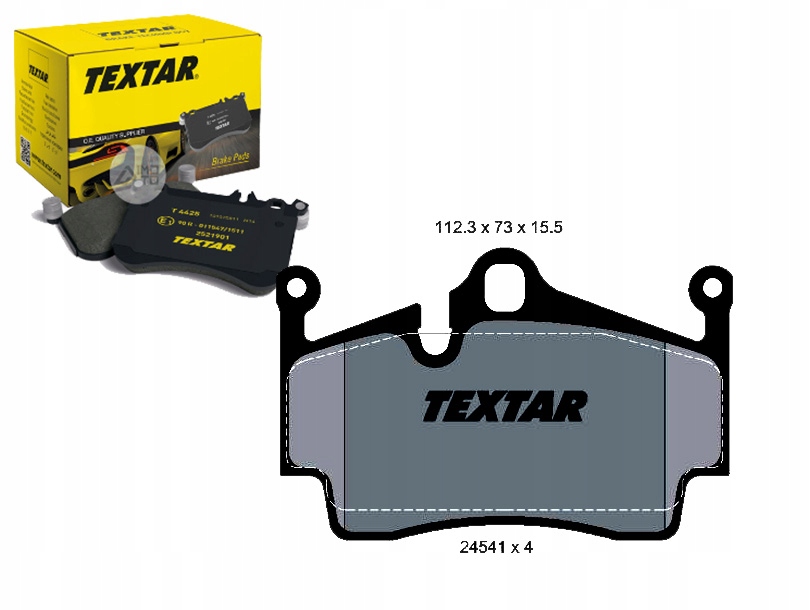 фото №1, Тормозные колодки тормозные porsche задняя boxster 04- cayman 12