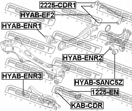 фото №2, Втулка болт рычаг задняя kia carens cee'd sportage
