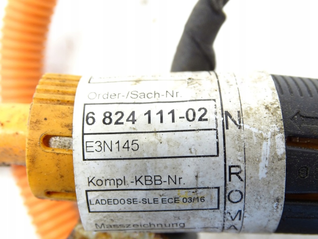 фото №8, Роз'єм заряджання живлення шланг bmw 3 f30 lift hybrid 6824111