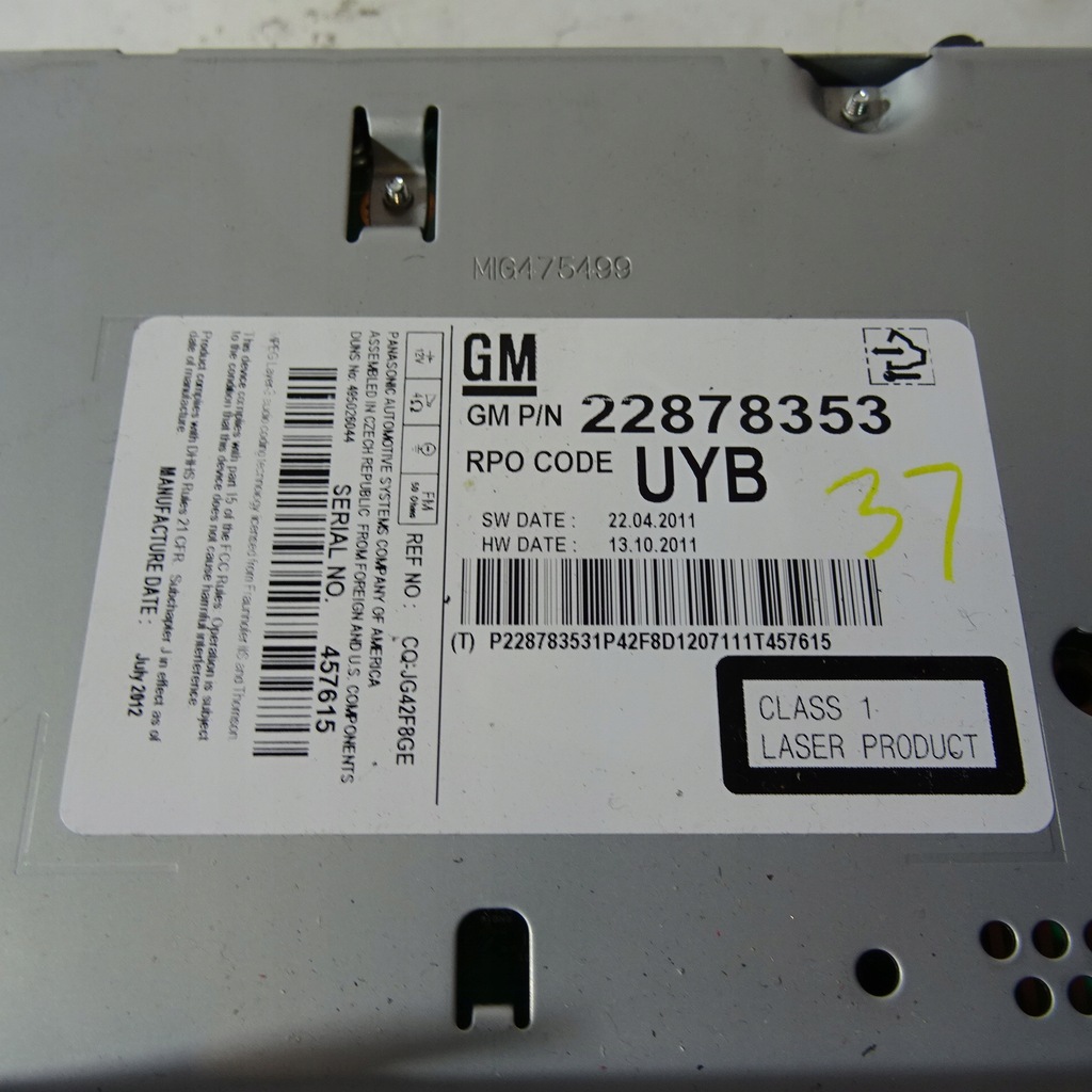 фото №3, Opel astra j iv радіо 22878353