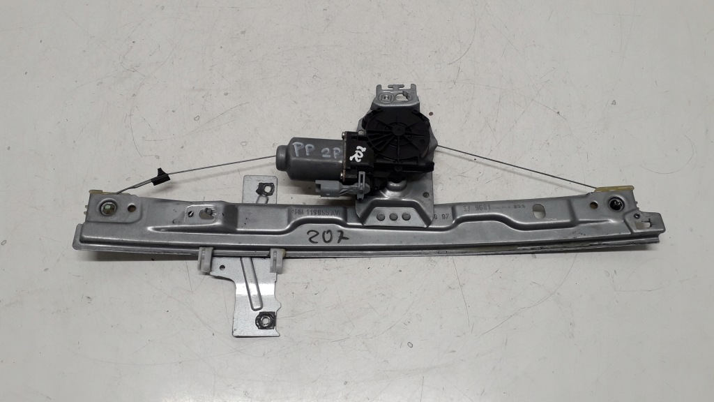 фото №1, Peugeot 207 06- 5d механізм скло правий перед