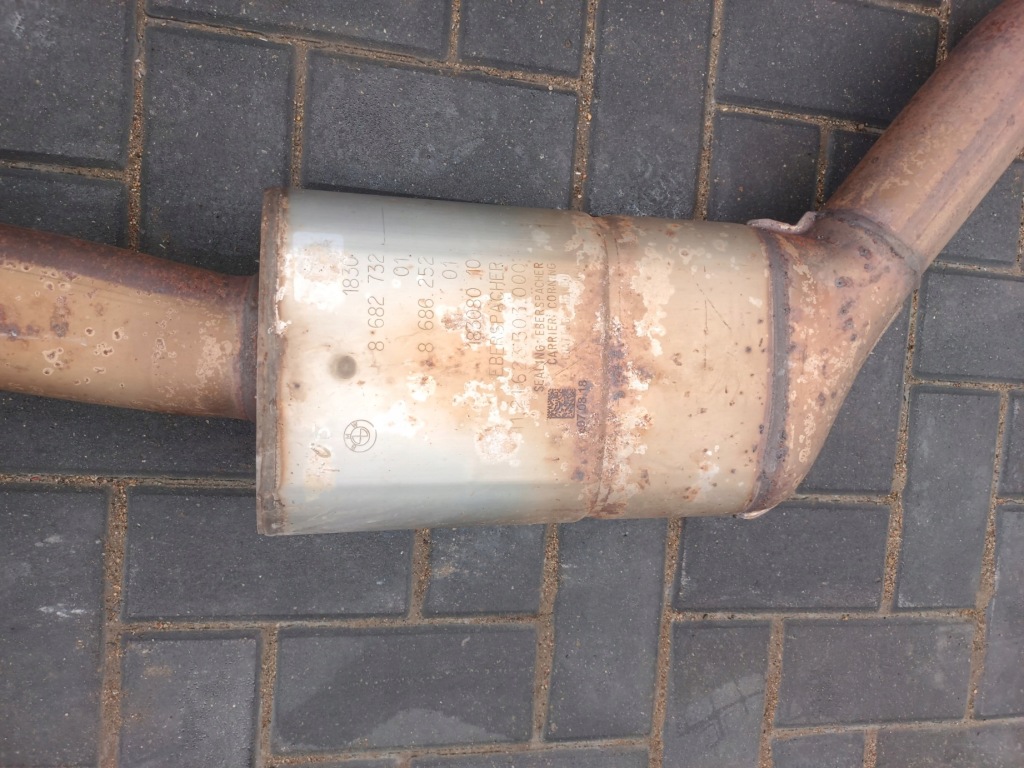 Bmw x3 g01 18-24 гасник вихлоп kompletny 8487184 2.0 америка Оригінал