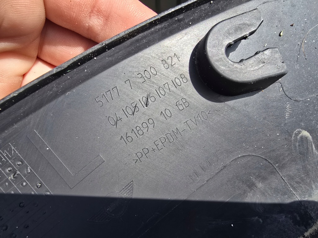 фото №10, Захист молдинг крила ліва задня mini f56 f57 7300821