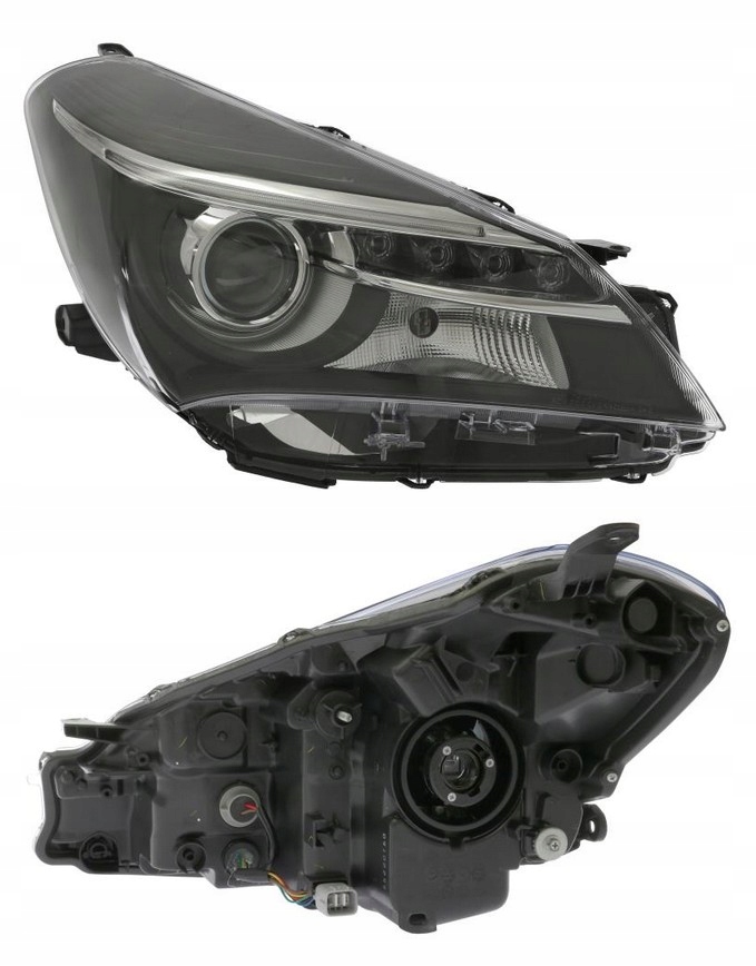 фото №1, Фара лампа правый toyota yaris 14-