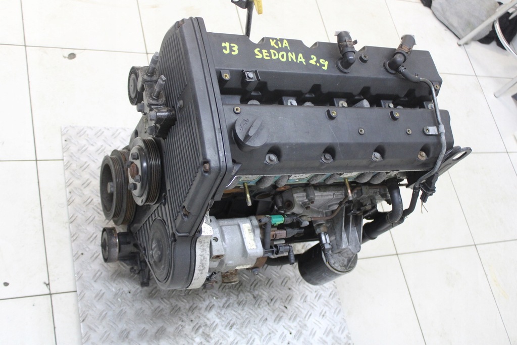 фото №7, Двигатель блок двигателя kia carnival sedona 2005r 2.9 crdi дизель j3