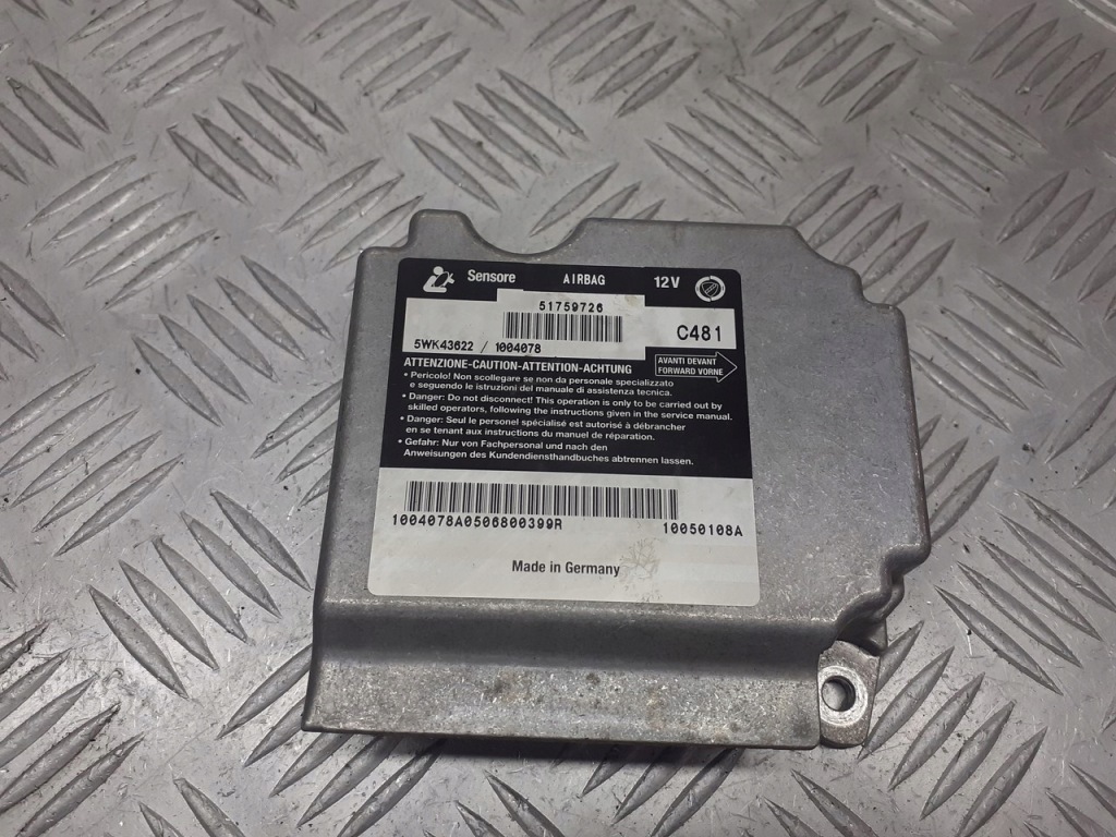 фото №1, Модуль подушка безпеки fiat multipla ii 5wk43622