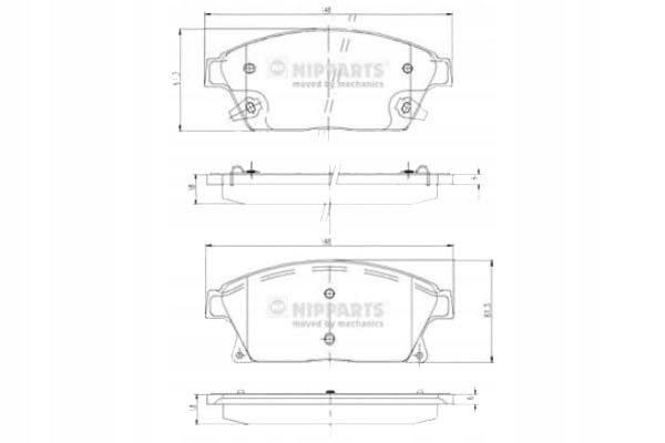 фото №1, Тормозные колодки тормозные chevrolet cruze orlando trax opel