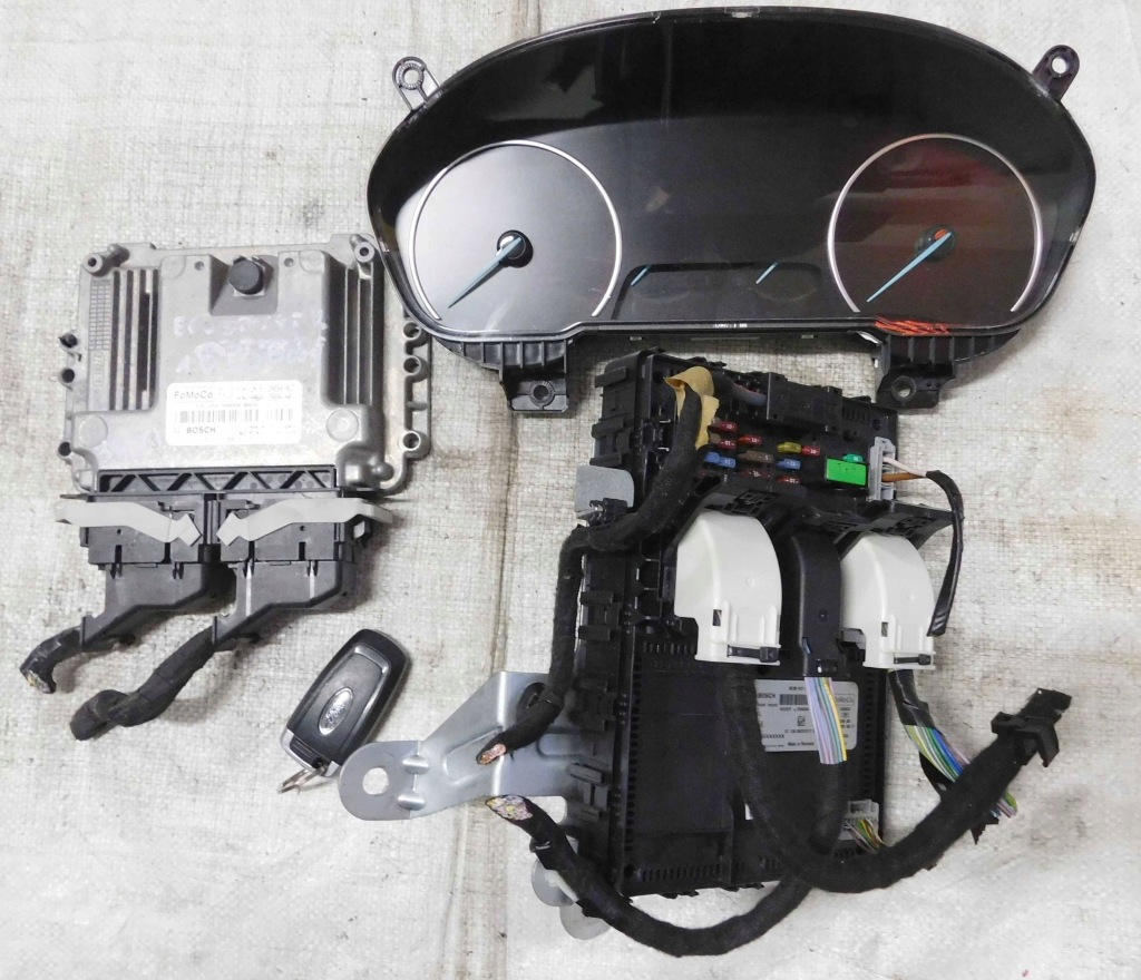 фото №1, Ford ecosport ii 18r lift 1.0 ecoboost набір стартовий бортовий комп'ютер bcm ключ