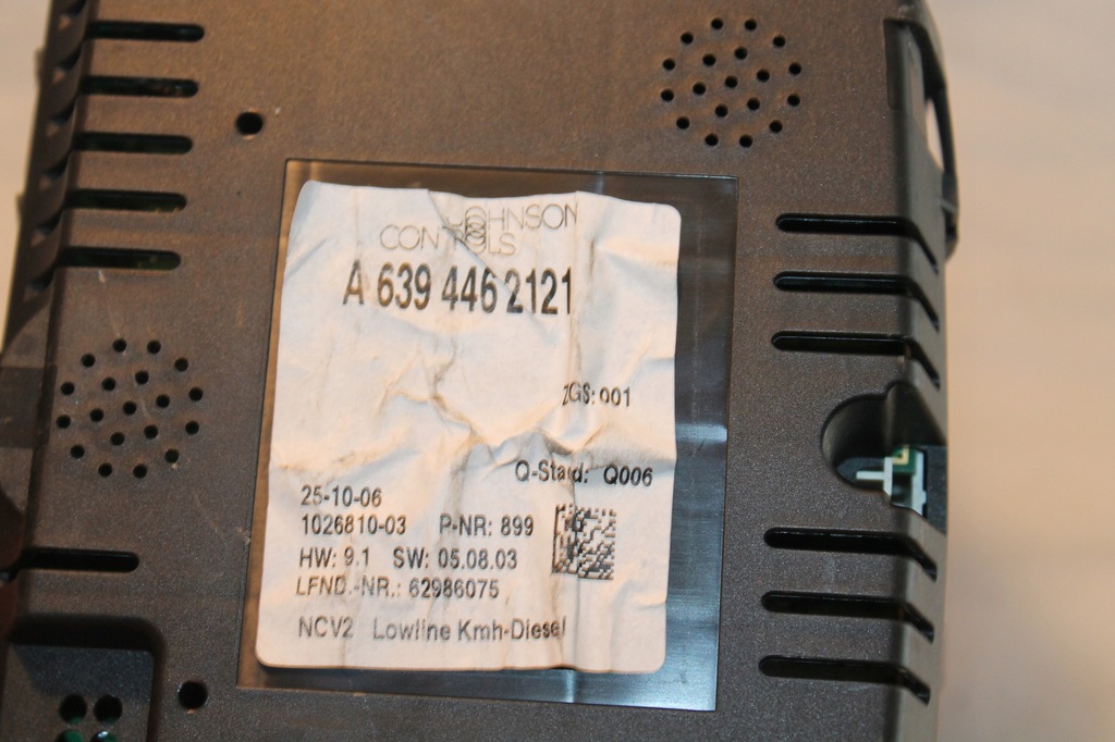 фото №5, Счетчик приборная панель mercedes sprinter vito w639 lift a6394462121