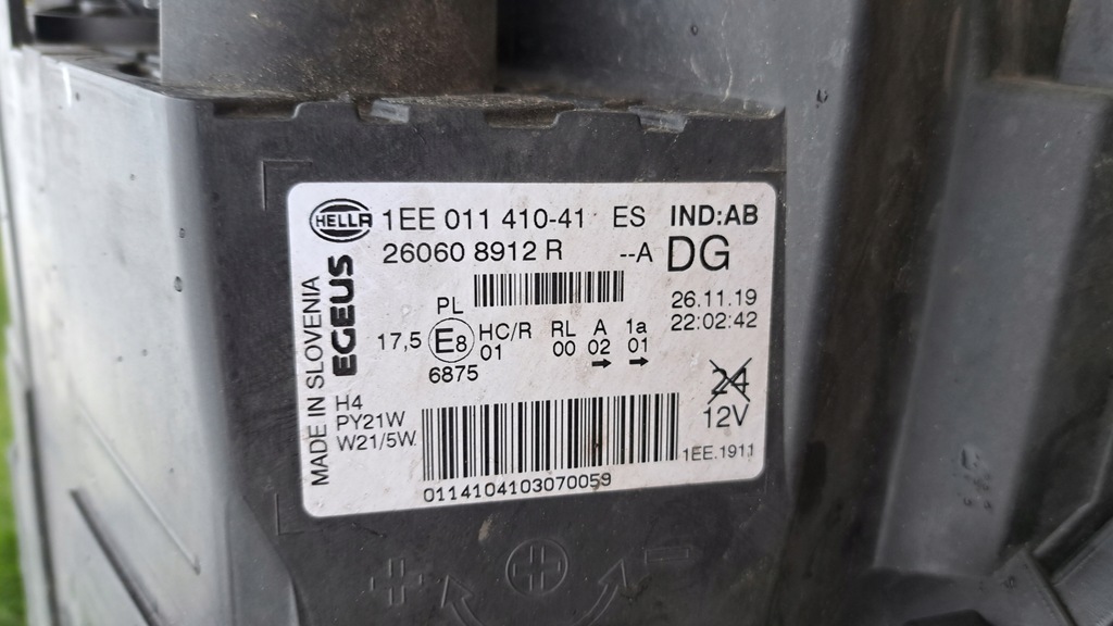 фото №12, Renault trafic iii лампа лівий перед 260608912r