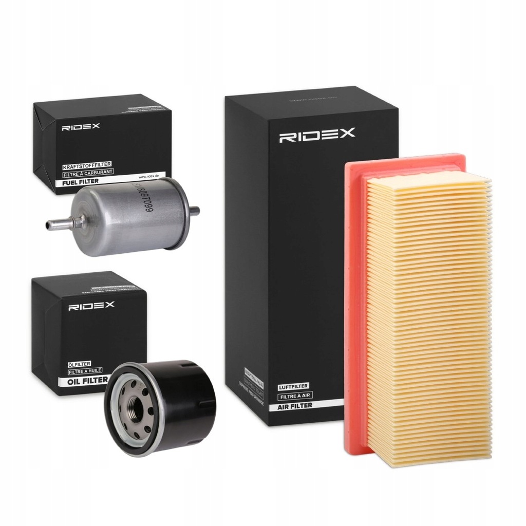 фото №1, Ridex набор фильтров do renault clio iii хэтчбек br0/1, cr0/1 clio ii