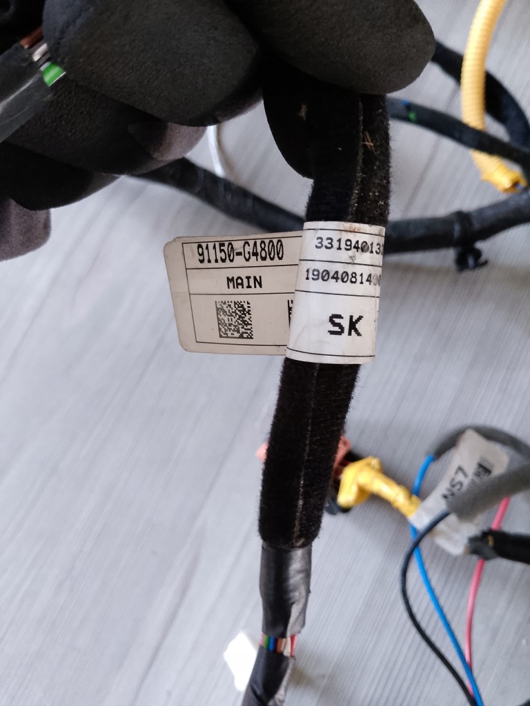 фото №5, Электропроводка жгут консоли hyundai i30 iii 1.4 t-gdi 91150-g4800