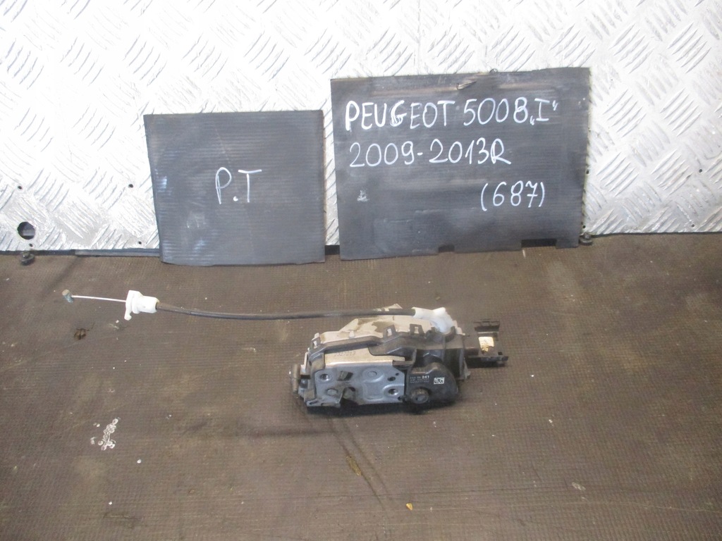 фото №1, Замок правый задняя peugeot 5008 i 09-13r