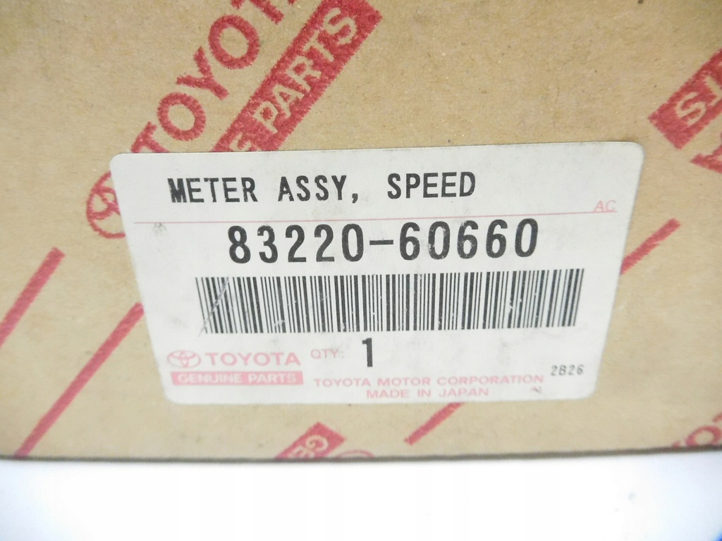 фото №7, Спидометр toyota land cruiser 83220-60660