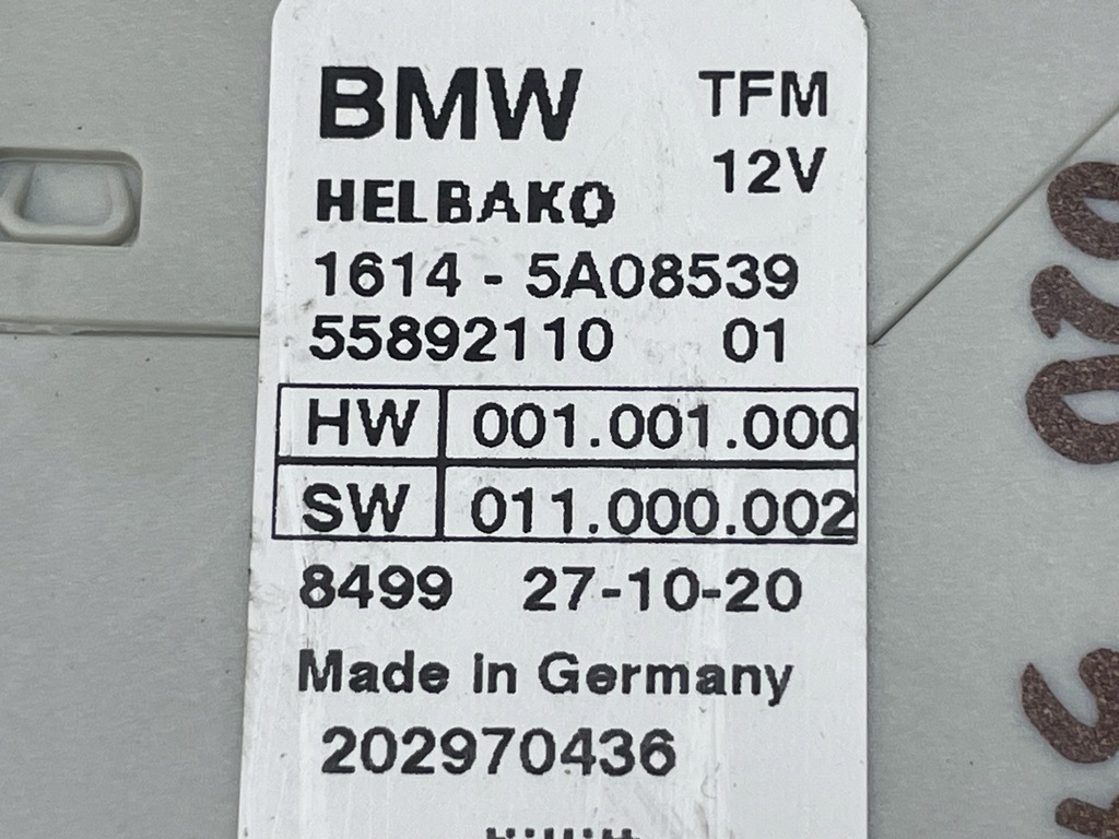 фото №8, Bmw g01 g05 g20 g21 g31 блок керування модуль бака насоса пального 5a08539