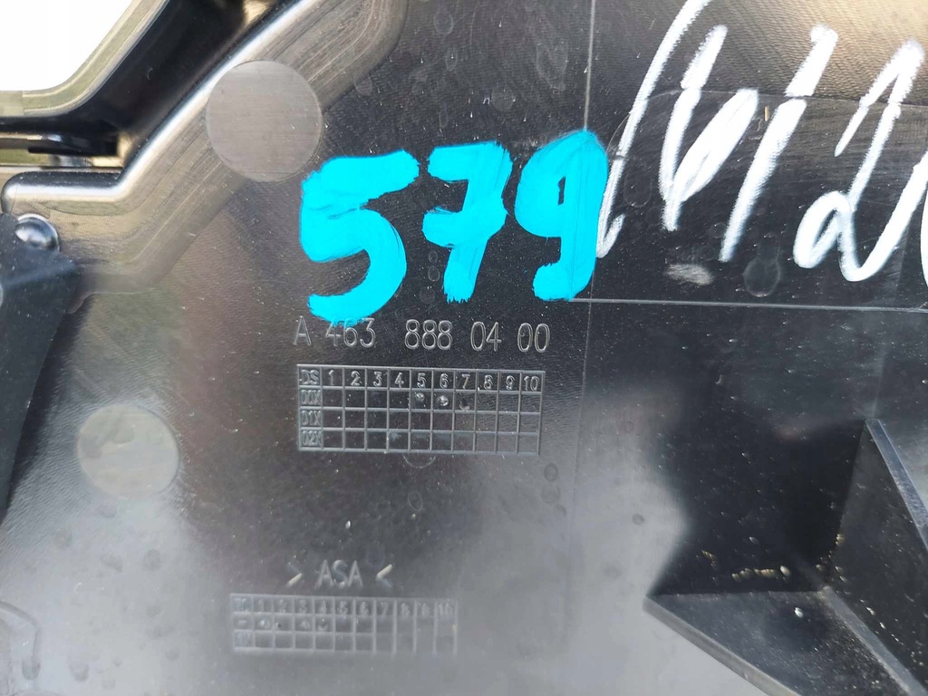 фото №11, Mercedes g klasa w463 решітка радіатора решітка радіатора панель фари лівий правий перед