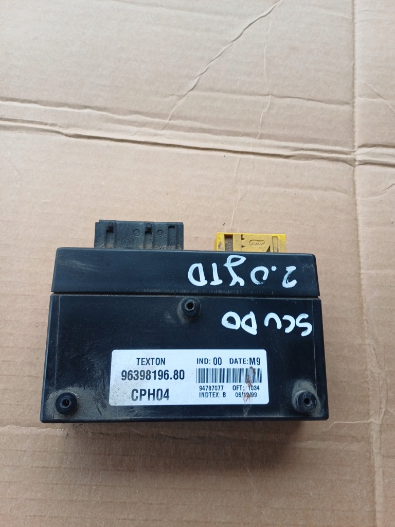 фото №1, Модуль комфорту 96398196.80 fiat scudo 98rok 2.0 jtd