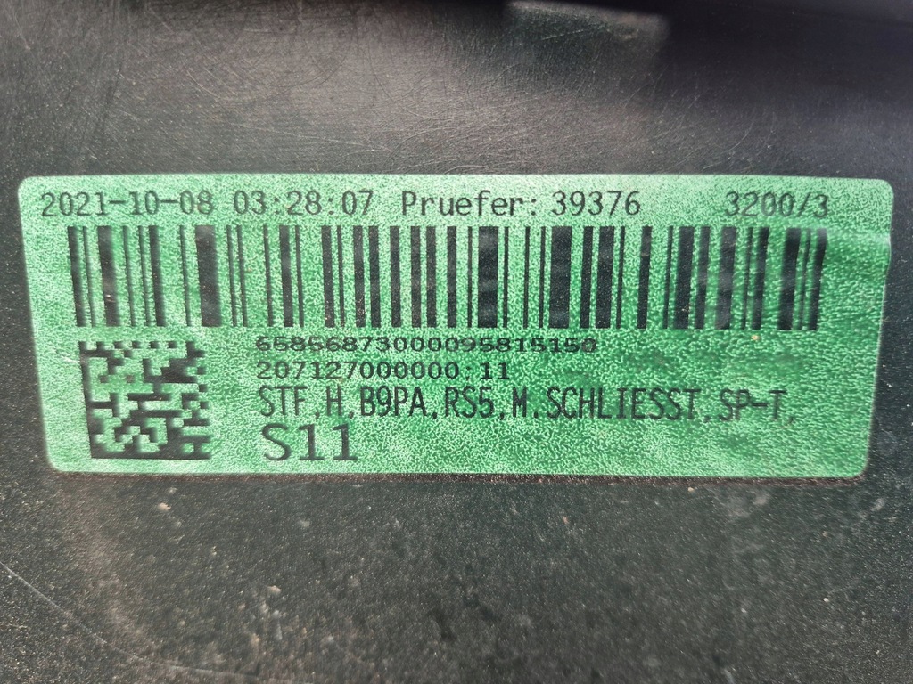 фото №9, Audi rs5 lift 8w6 20- бампер задняя задний 8w6807511p