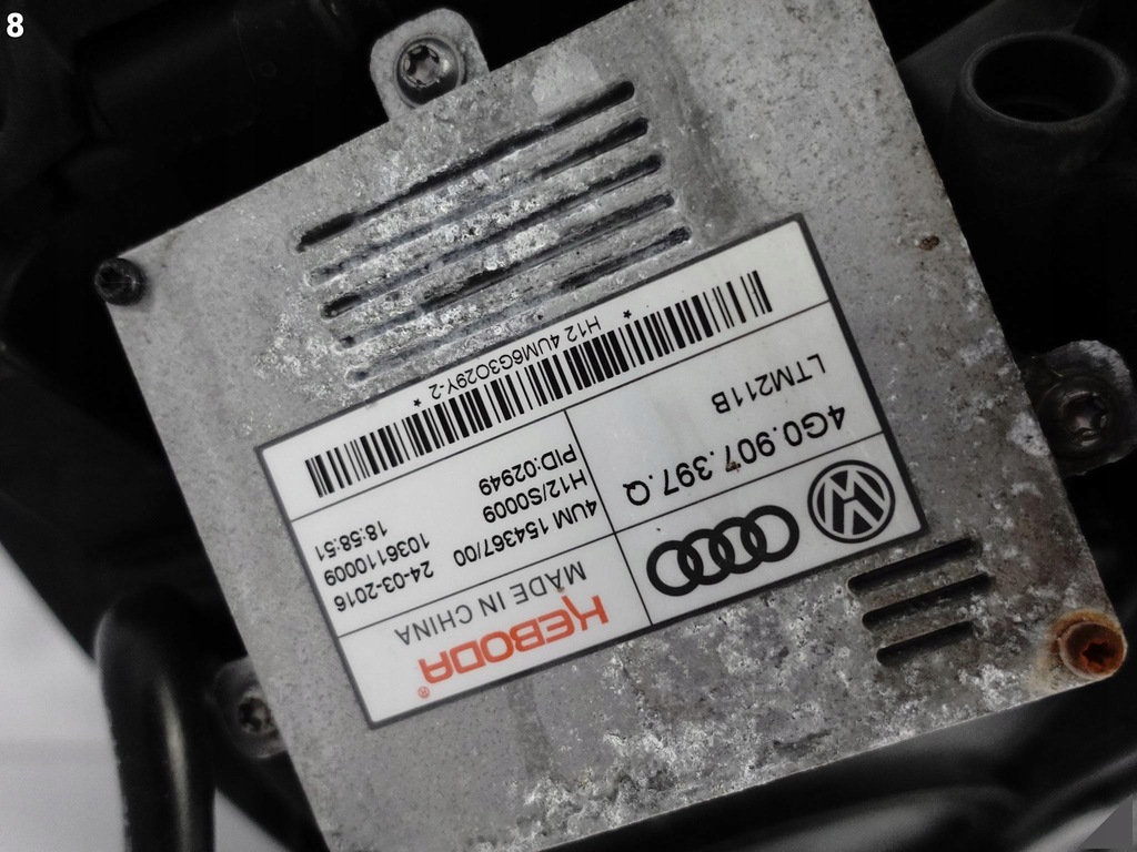 фото №9, Audi a6 s6 c7 4g0 lift 14-18 full led лампа ліва перед eu комплектна 033h