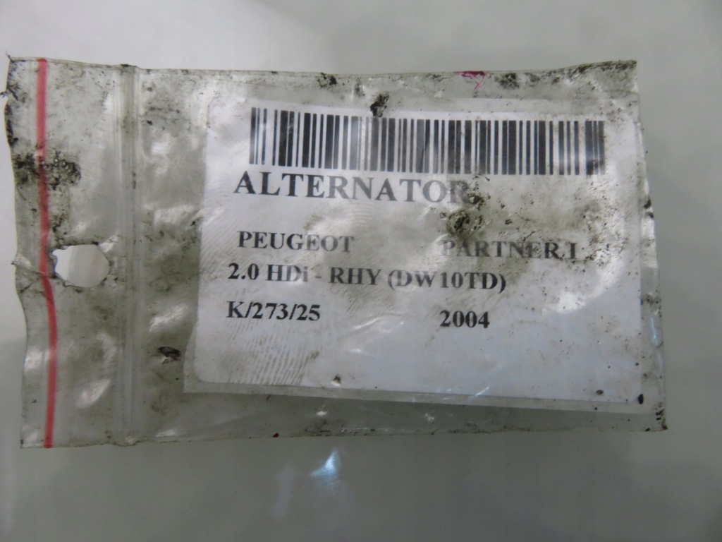 Генератор peugeot partner 1 2.0 hdi - rhy dw10td 9646477580 0124525034 в Україні