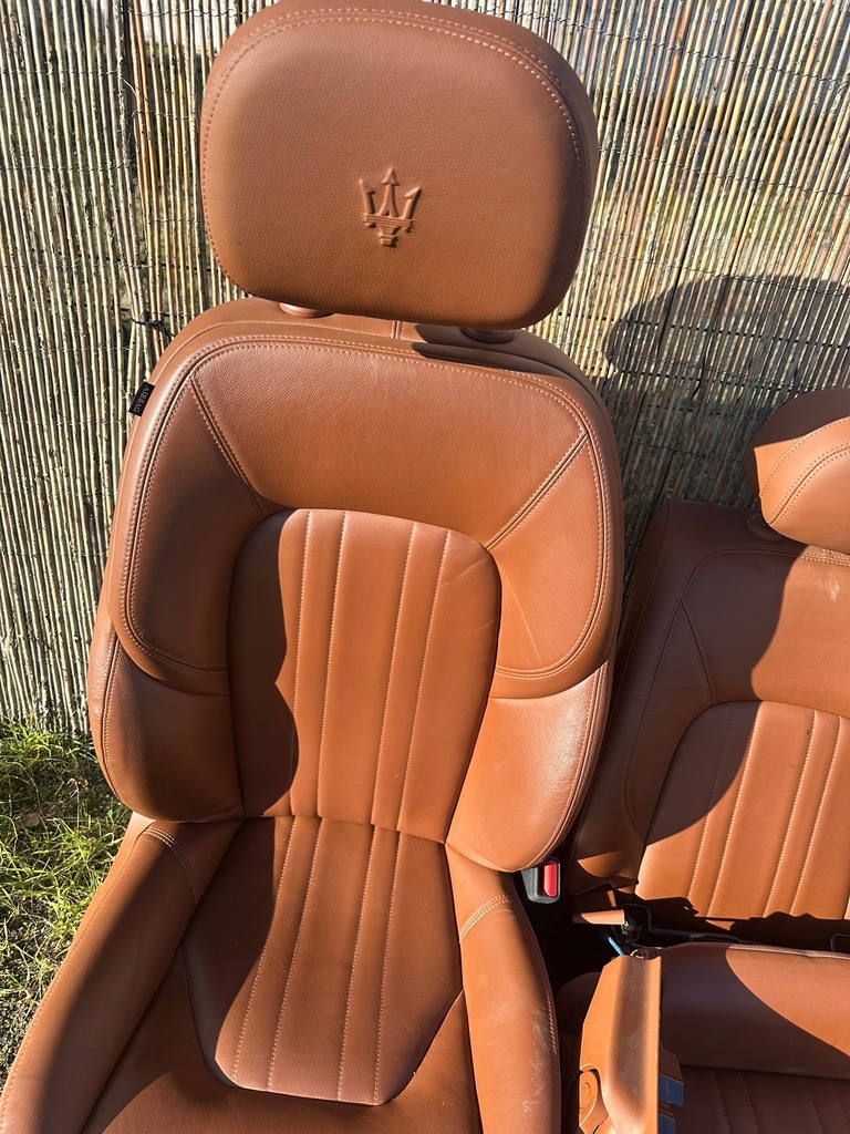 фото №8, Сидіння обшивки заднє сидіння шкіра maserati levante 2017 m161