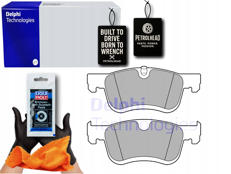 фото №1, Гальмівні колодки гальмівні toyota proace city verso 10.19- delp #petrolhead pro+ kit3