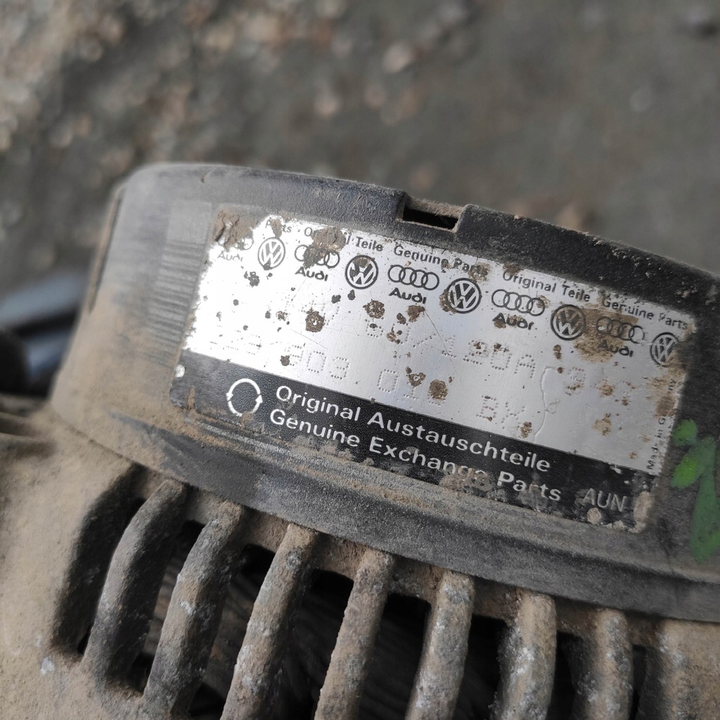 фото №9, Генератор vw caddy 1.9 sdi 99 rok