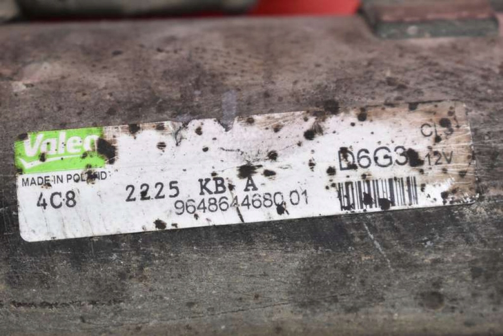 фото №7, Стартер test hfx 9648644680 citroen c3 1 i 1.1 8v 61 km lift 05-09