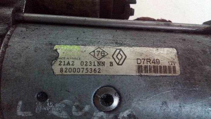 фото №7, Стартер renault laguna ii 1,9 dci 8200075362