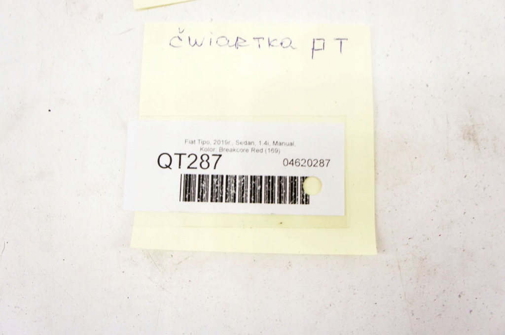 фото №9, Qt287 fiat tipo ii четверть крыло правый задняя sedan