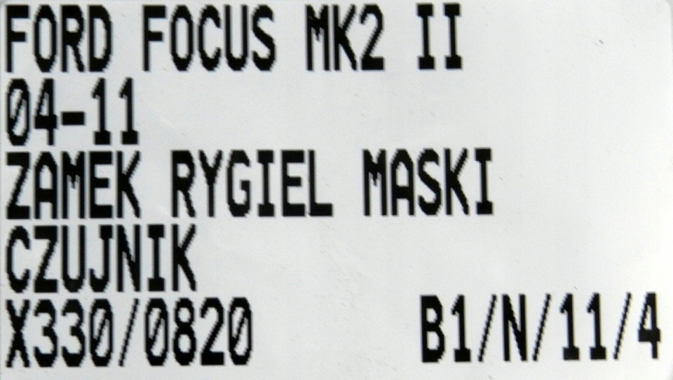 фото №4, Замок засувка капот перед ford focus mk2