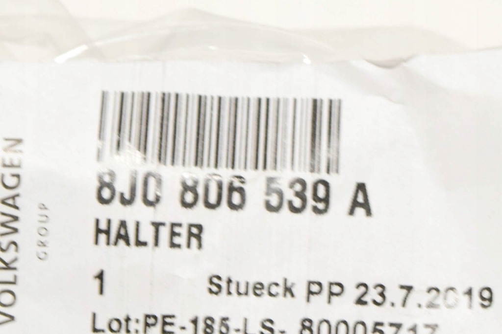 фото №9, Audi tt 8j левый кронштейн na защита бампера новый оригинальный 8j0806539a