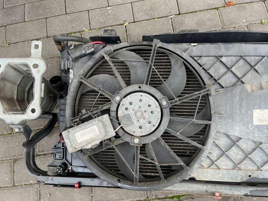 фото №8, Комплект радіатор wody кондиціонера балка вентилятор volvo s40 ii 1.8 04-