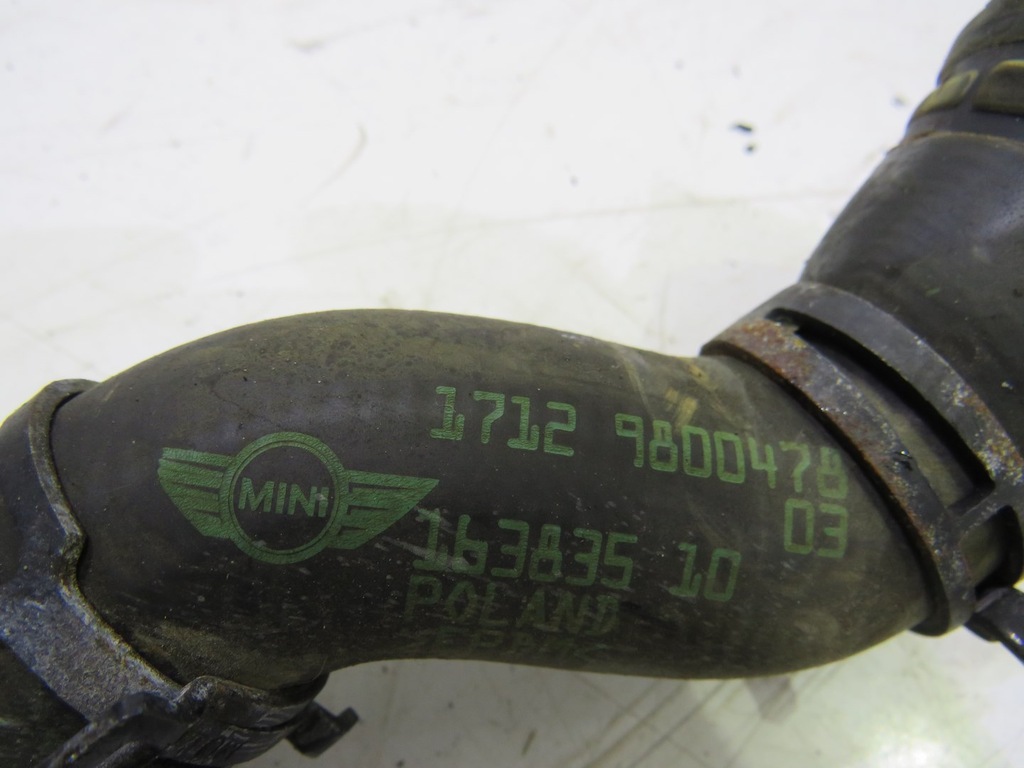 фото №5, Wąż труба wody countryman cooper s r60 1.6 9800478