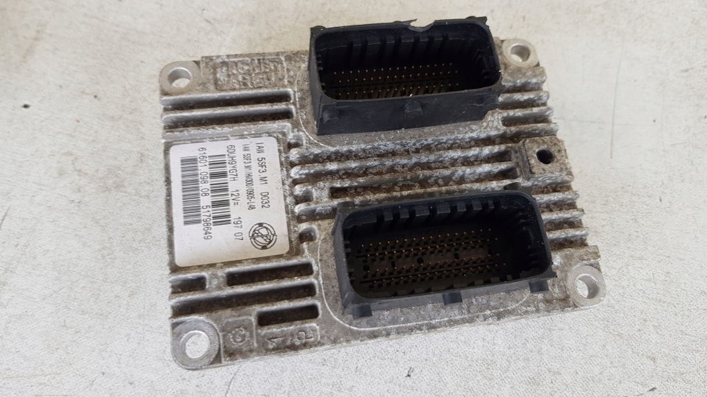 фото №1, Бортовий комп'ютер fiat grande punto ii 1.2 8v [43]