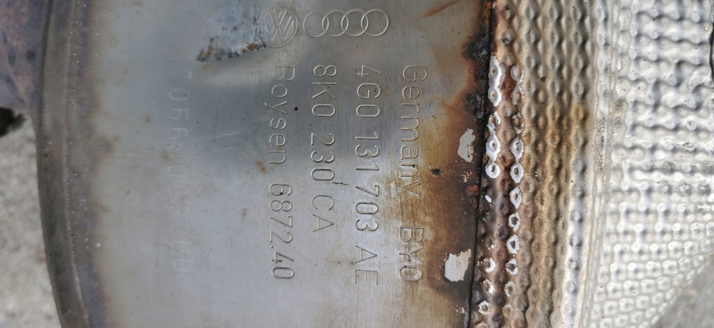 фото №11, Audi a4 b9 выхлоп гаситель kat 8w0253411q 8w0253611d 4g0131703ae kombi avant