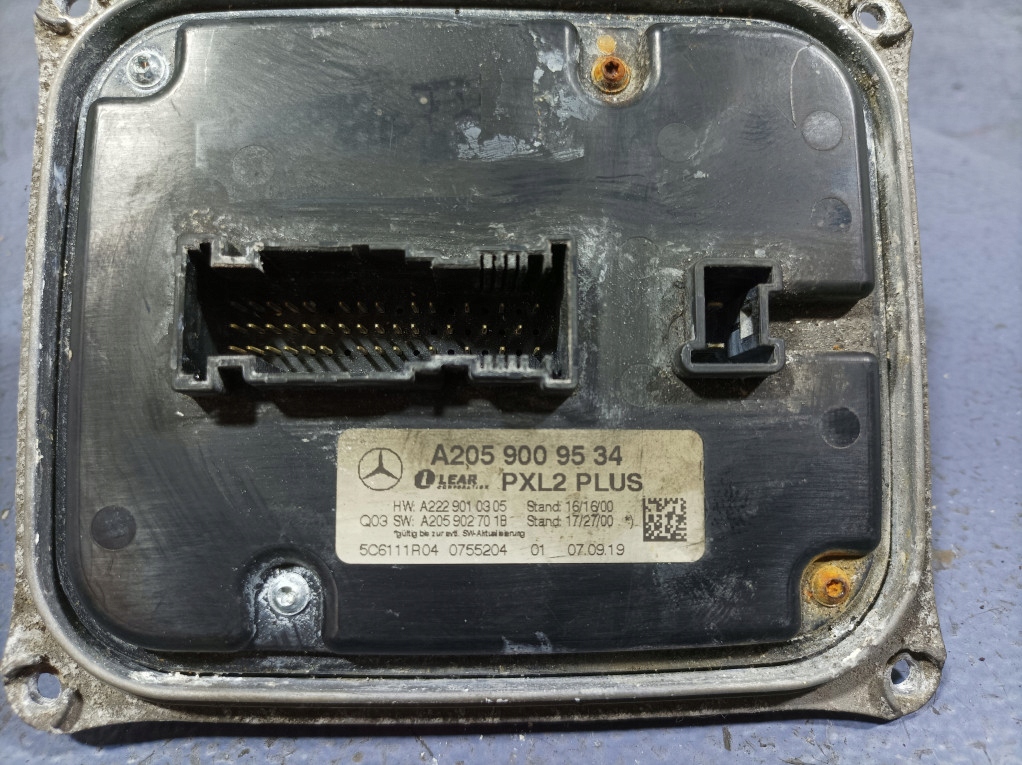 фото №3, Mercedes s w222 lift преобразователь модуль led a2059009534