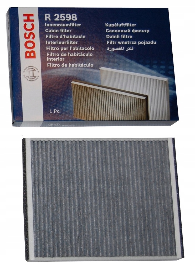 фото №15, Bosch фильтр кабины ford c-max ii 12- focus iii 11- kuga ii 13- с активированным w