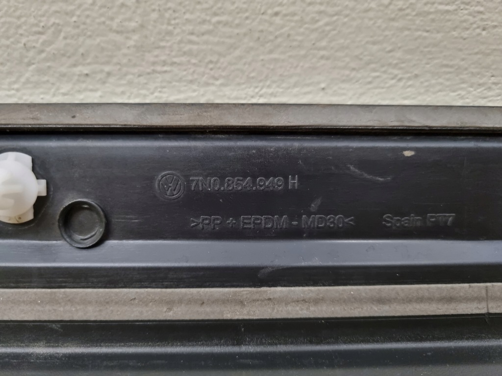 фото №13, Молдинг двері лівий задня vw sharan ii 10- оригінал 7n0854949h