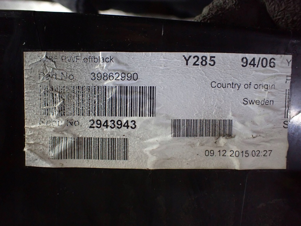 фото №10, Оздоблення кришки багажника volvo xc70 ii 39862990 2.0l дизель 120kw 2015