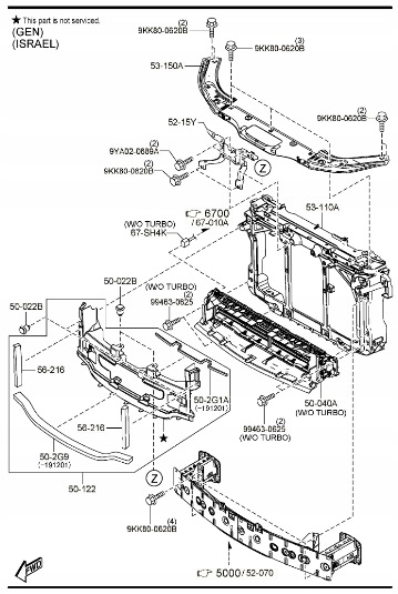 Усилитель ремень перед mazda 3 6 cx-5 2012r- new оригинальный номер Киев