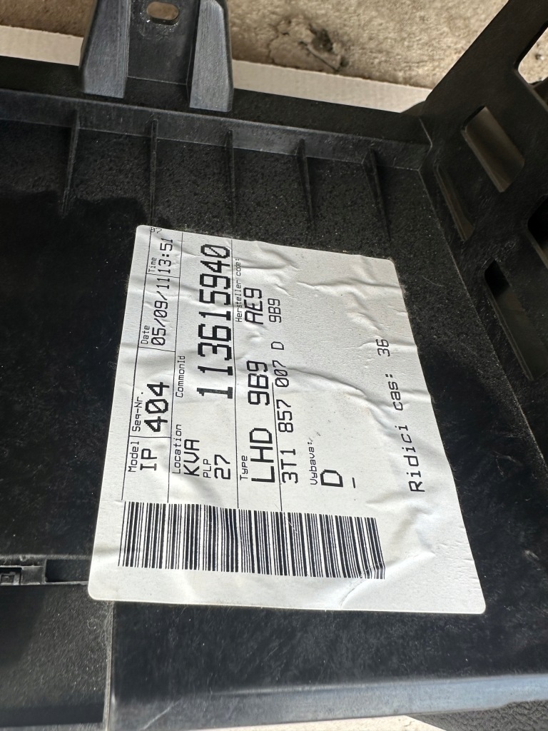 фото №10, Консоль подушка безопасности подушки безопасности ремни skoda superb ii oryg